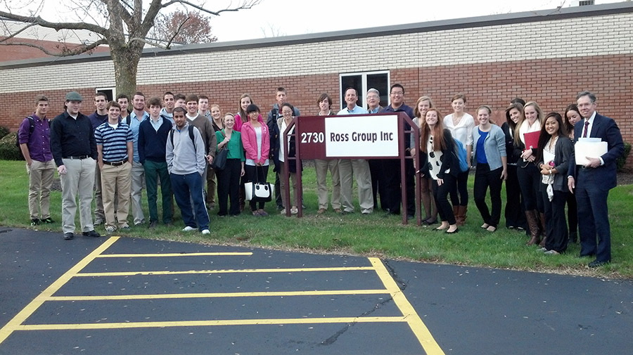 University of Dayton Students visit Ross Group